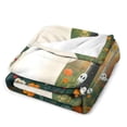 thumbnail image 3 of NIANHE Pumpkin Ghost Bohoo blanket, comfortable and soft, warm casual blanket, printed design, winter sofa dormitory home decoration, must-have travel product. Size is 30x40 inches., 3 of 5