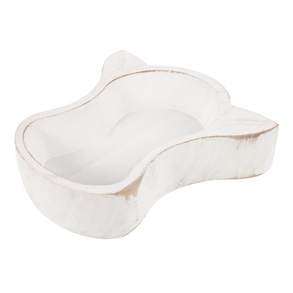 Wooden Cow Head Shaped Bowl for Home 1 Set Fruit Holder Nuts Bowl Serving Bowl