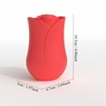 thumbnail image 3 of Reayehane Ice Cube Mold Rose Face Ice Lattice Beauty Products Face Ice Massage Roller Capsule Face Ice (Green ), 3 of 6