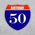 thumbnail image 3 of CafePress - 50Th Birthday! Long Sleeve T Shirt - Womens Baseball Tee, 3 of 4