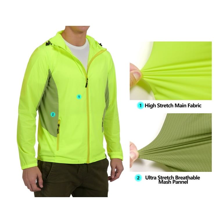 Mapamyumco Men's Breathable Lightweight Summer Jacket for