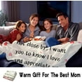 thumbnail image 3 of Gifts for Mom Blanket Mother's Day Birthday Gifts for Mom Throw Blanket Soft Warm Blankets Gift for Mom from Daughter Son 50"X40", 3 of 5