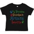 thumbnail image 3 of Inktastic Arizona Grandma Grandpa Love Me Boys or Girls Toddler T-Shirt, 3 of 5
