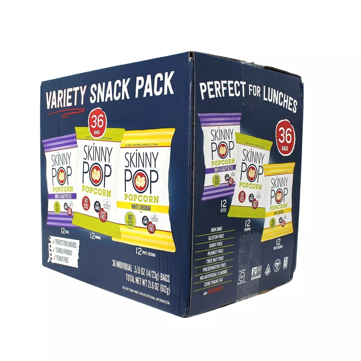 SkinnyPop Popcorn Variety Snack Pack (36 Count)