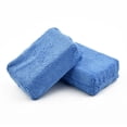 thumbnail image 3 of 4PCS Blue Microfiber Applicator Sponge Pads Car Wash Wax Polish, 3 of 11