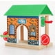thumbnail image 4 of Decoración de vías de tren y rieles de madera, accesorios de escena, juguetes compatibles con la mayoría de rieles de madera. Estación de barricadas, 4 of 9