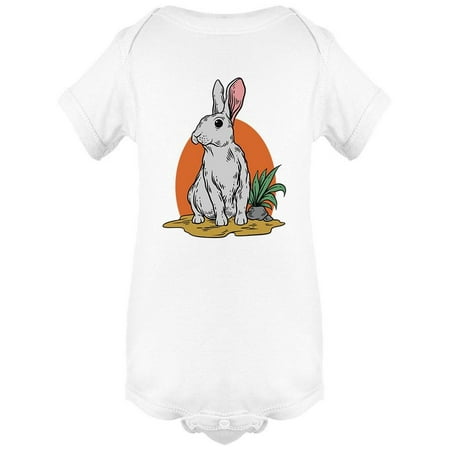 

Rabbit In Nature Hand Drawing Bodysuit Infant -Image by Shutterstock 24 Months