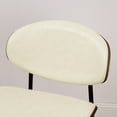 thumbnail image 6 of Art Leon Mid Century Dining Chairs PU Leather Wishbone Dining Chair,Set of 2, 6 of 6