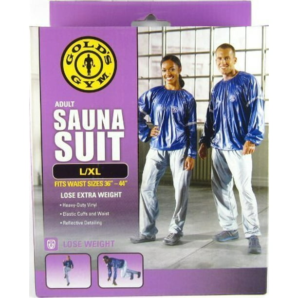 Gold's Gym Sauna Suit, Adult, Large/XL - Walmart.com - Walmart.com