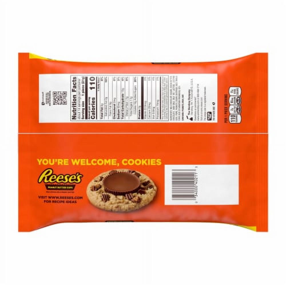 Pack of 2 - REESE'S Milk Chocolate Snack Size Peanut Butter Cups Christmas Candy Bag 10.5 oz