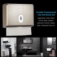 thumbnail image 2 of Wall-mounted Bathroom Tissue Dispenser Tissue Box Holder for Multifold Paper Towels, 2 of 6