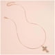 thumbnail image 3 of Cadenas Entrelazadas de Cruz EternalTwist01 1Pza Oro Rosa Collar Cruz/Flores Dije 2x3.2cm Metal., 3 of 4