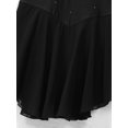 thumbnail image 7 of iEFiEL Womens Long Sleeves Ballet Dance Leotard Dress Figure Ice Skating Roller Skating Dress, 7 of 7