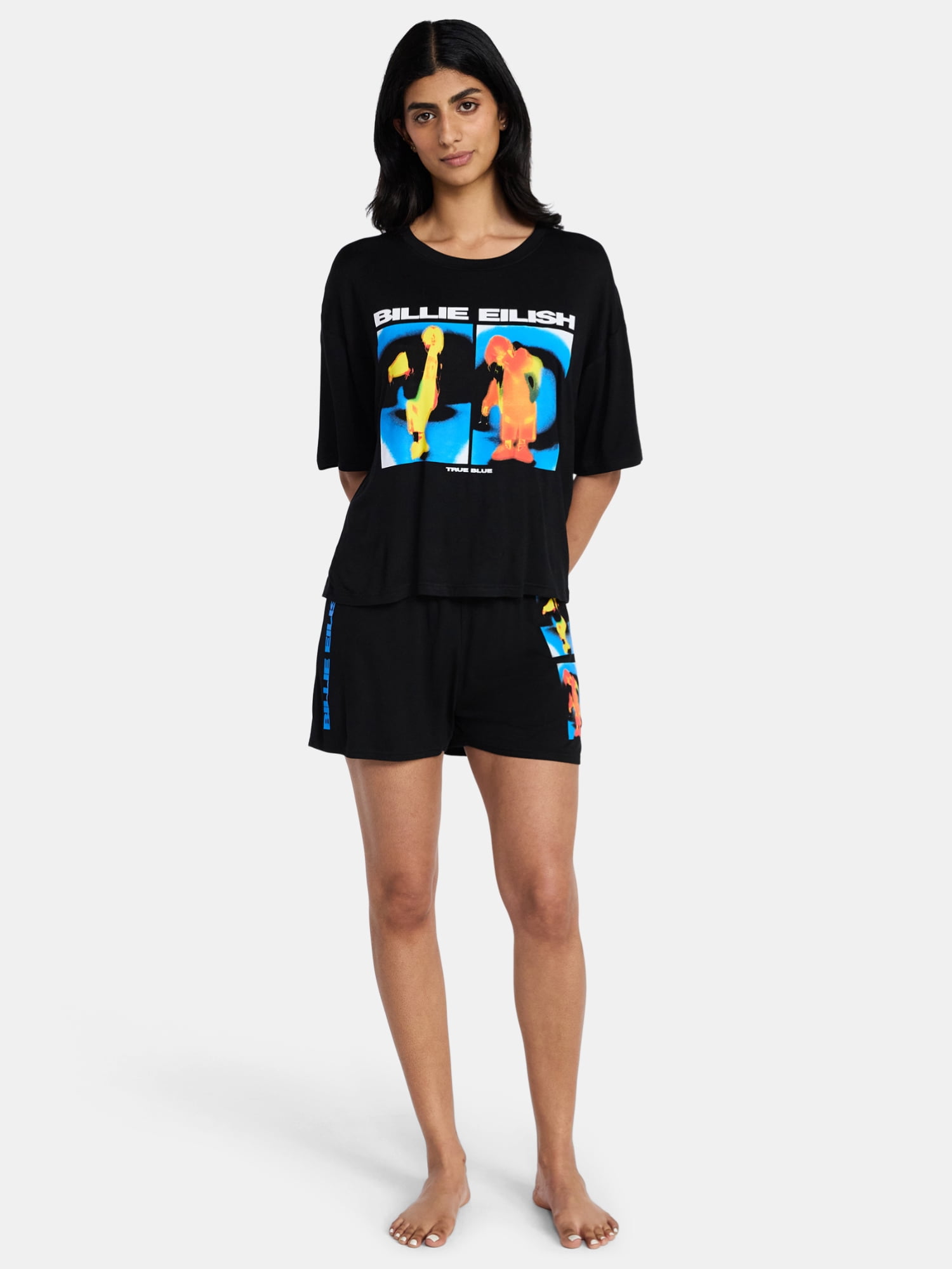 Billie Eilish Women's Pajama Set, 2-Piece, Sizes XS-3X - Walmart