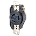 thumbnail image 1 of Receptáculo de cierre Leviton V-0-MAX 20A 250V individual negro, 1 of 1