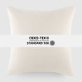 thumbnail image 5 of Noble Linens 2-Pack Cotton Slub Decor Throw Pillows Solids Terracotta & Natural, 5 of 8
