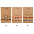 thumbnail image 4 of Conjunto de amistad Qarigey cadena de mano tejida a mano joyería de pareja a prueba de herrumbre, 4 of 6