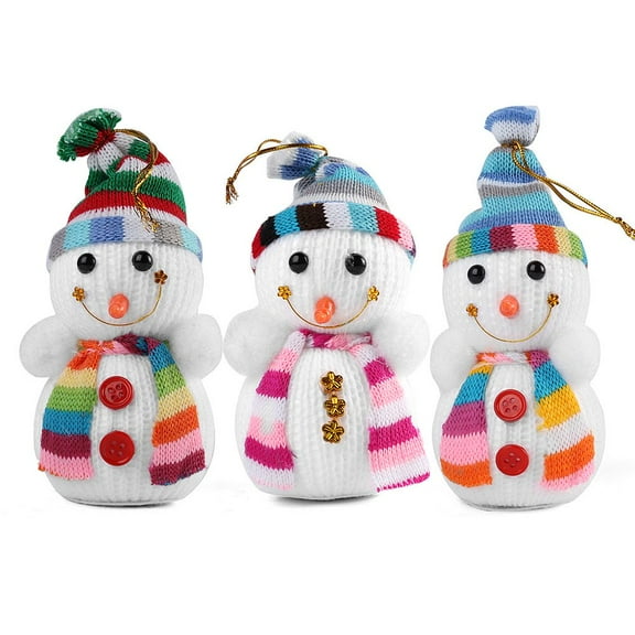 Santa Clause Christmas Ornament Bundle Set