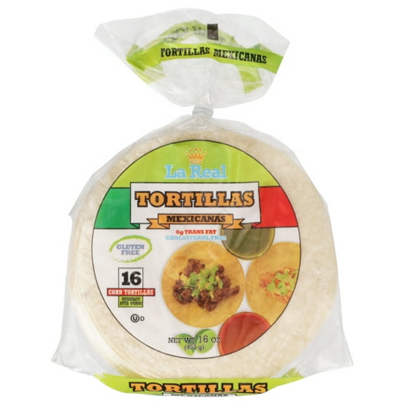 Pack of 25 LA Real Corn Tortillas Mexicanas 16 oz