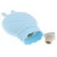 thumbnail image 3 of Bolsa de agua caliente de silicona de seguridad Calentador de manos 300ml con funda de felpa Azul Yuyangstore Botella de agua caliente, 3 of 8