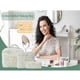 thumbnail image 5 of Makeup Cosmetic Bag 3 Pcs Cotton Quilted Makeup Bag for Women,A, 5 of 5