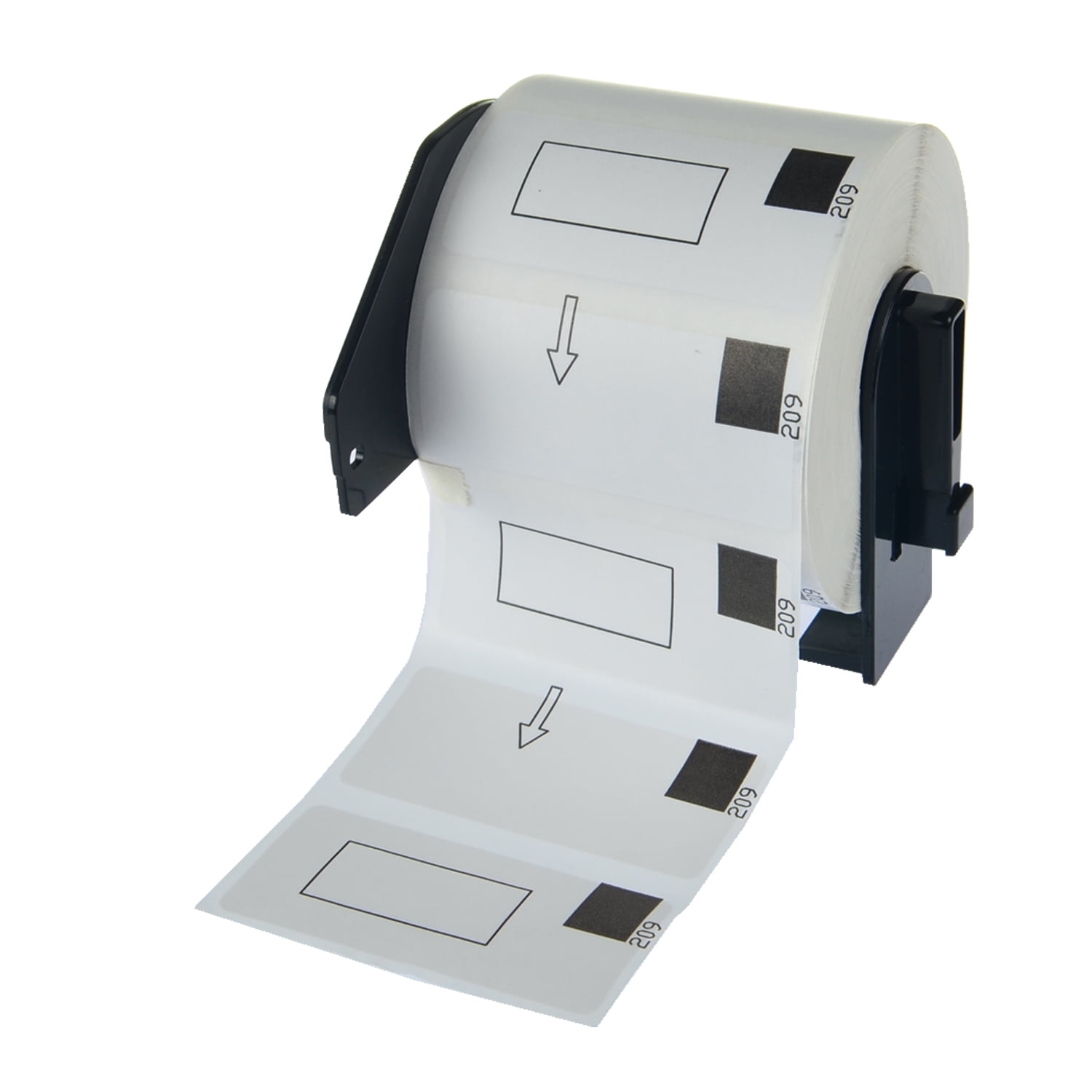 GREENCYCLE (8 Roll, 800 Labels per Roll) Compatible for Brother DK-1209 DK1209 Die-Cut Shipping Address Barcodes Labels 1-1/7" x 2-3/7" (29 mm x 62 mm) with Cartridge for QL-1050 QL-500 Label Printer