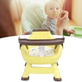 thumbnail image 1 of Silla de Comedor para bebé con Respaldo Cojín Acústico Protección de la Columna Vertebral Silla de Alimentación para el Suelo para Niños ANGGREK Otros, 1 of 8