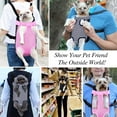 thumbnail image 6 of Dog Cat Carrier Backpack Adjustable Frontpack Carrier Outdoor Travel Bag Legs Out Easy-Fit for Small Medium Pets Puppiies, 6 of 8