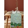 thumbnail image 5 of Table Runner Dresser Scarf 13 x 72 Inch Summer Flower Hummingbird Palm Plants Green Table Runners Non-Slip Heat Kitchen Dining Table Decor for Indoor Outdoor Home Party Decoration, 5 of 7