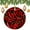 pattern-4, variant on Spicy Red Hot Chili Pepper Christmas Ceramic Ornament Red Peppers Circle Ornament Xmas Holiday Keepsake Christmas Tree Decoration Xmas Gift