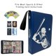 thumbnail image 3 of Álbum para cartas de béisbol Rucher, 50 fundas, capacidad para 900 cartas, azul, 3 of 7