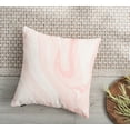 thumbnail image 5 of Ada Home Decor Decorative Square Throw Pillow, 18" x 18", Liquid Marble Contemporary, 5 of 6