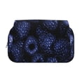 thumbnail image 2 of Disketp Blue-Purple Raspberries Estuche de Lápices de Doble Capa con Tapa Abatible y Cremallera, Organizador Escolar para Adolescentes y Adultos, 2 of 7