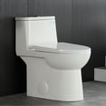 thumbnail image 2 of DeerValley Ursa DV-1F52677 Elongated One-Piece Toilet Ceramic  0.8/1.28 GPF Dual Flush Bathroom Toilets, 2 of 13