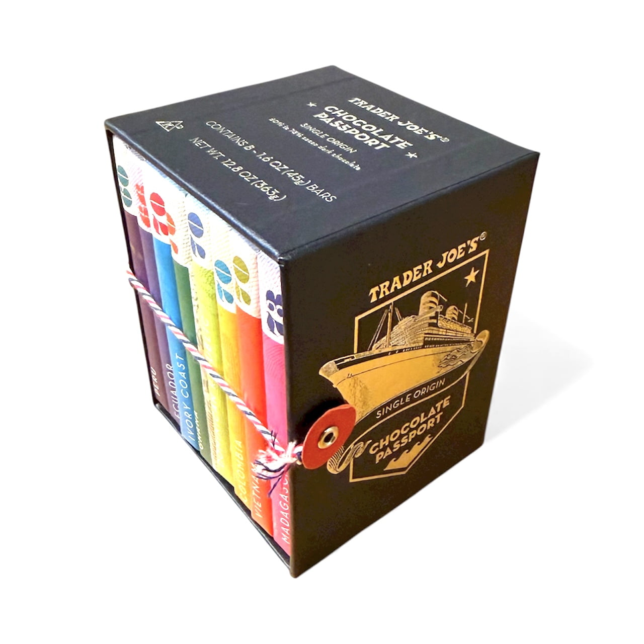 Trader Joe’s Passport Chocolate Collection – Assorted World-Inspired Chocolate Bars Gift Set
