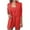 Red-vestidos de otoño para mujer, variant on Aboser Women Suits 3 Piece Fashion Blazer Solid Cardigan Camisole Long Sleeve Blazer with Shorts Pants Open Front Jacket