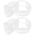 thumbnail image 3 of Glass Nail Dish Cups Transparent For Women Home Use 2Pcs 1.57x1.57In, 3 of 5
