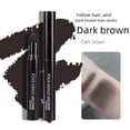 thumbnail image 3 of Coffee 03# Cross-Border Hot Sale Multi-Functional Beauty Stick - Eyebrow Shaping, Nose Shadow Contouring, Hairline & Temple Filling, Hair Color Enhancing Cosmetic Pencil with Applicator Brush,, 3 of 6