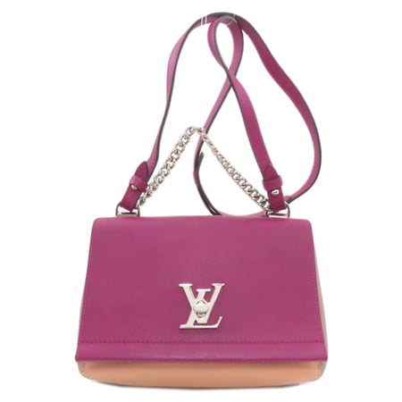 Pre-Owned Louis Vuitton Lockme 2BB Shoulder Bag Calfskin Women s.
