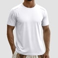 thumbnail image 6 of Akiihool Men T Shirts Cotton Mens Casual Short Sleeve T Shirts Blended Soft Lightweight Crew Neck(White,XL), 6 of 6