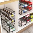 thumbnail image 2 of 2 Pack Soda Can Storage Rack Stackable Beverage Can Organizer Non-slip Can Dispenser Holder Space Saving Water Bottle Beverage Bins Shelf for Refrigerator Cabinet Pantry, 2 of 9
