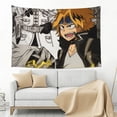 thumbnail image 4 of My Hero Academia Tapestry, Anime Wall Poster Art, Wall Tapestry For Bedroom Living Room Dorm Room, Wall Hanging For Festival Party Events Background Photography Backdrop, 60x40 Inch, 4 of 9