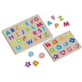 thumbnail image 2 of 6059544 - CHUNKY WOOD PUZZLE ABC 123 36PCS/SET, 2 of 3