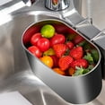 thumbnail image 6 of Kitchen Sink Strainer Sink Drain Basket Fruit Vegetable Drainer Drain Filter for Leftovers Soup Garbage Kitchen Tool, 6 of 8