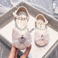 thumbnail image 2 of Huowey Toddler Baby Girls Sandals Pearl Leather Fashion Cute Outwear Party Princess Sandals, 2 of 8
