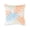 E, variant on syligr Boho Throw Pillow Cover for Sofa Couch, Soft Polyester Square Cushion Cover with Leaf Pattern, Decorative Pillowcase for Living Room Bedroom Nursery, 18 x 17.7 Inch