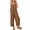 Coffee, variant on Jumpsuits for Women Casual Sleeveless Spaghetti Strap Rompers Boho Wide Leg Jumpsuits Overalls Dressy Trendy Outfits Clothes