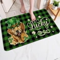 thumbnail image 1 of Clearance!Mode Green Shamrock Welcome St. Patrick's Day Doormat, Welcome St. Patrick's Day Door Mat Spring Home Decor Low-Profile Switch Rug Door Mat Floor Mat for Indoor Outdoor, 1 of 8