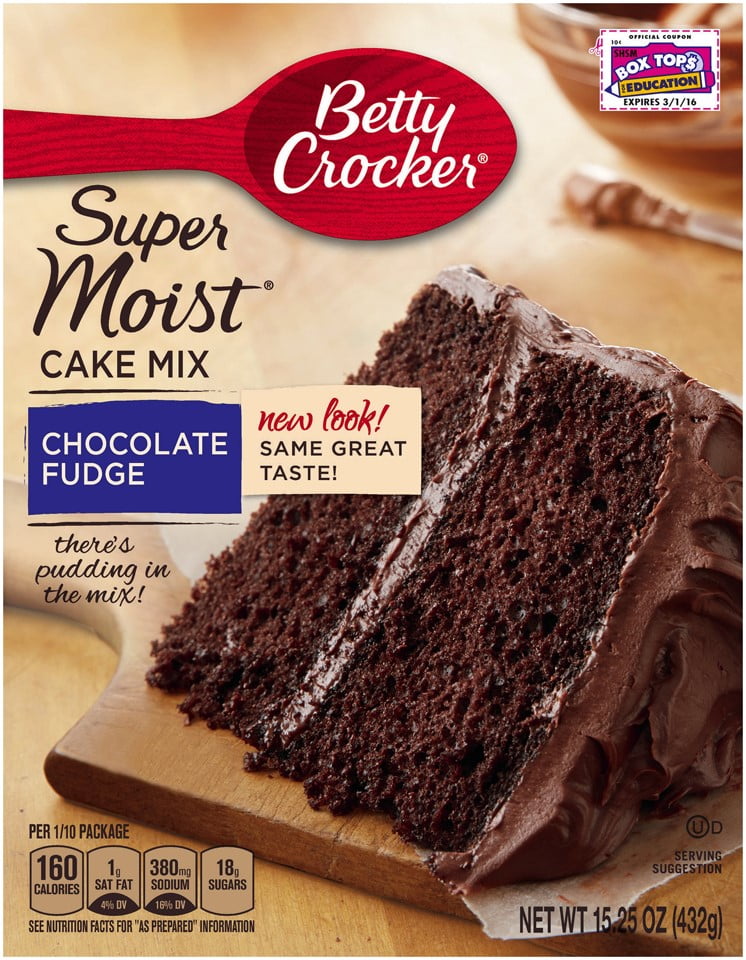 Betty Crocker Super Moist Chocolate Fudge Cake Mix, 15.25 Oz by General Mills