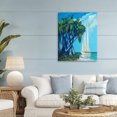 thumbnail image 3 of Stupell Industries Tropical Sailboat & Twisted Palms Canvas Art, 30 x 40, by Dan Meneely, 3 of 8